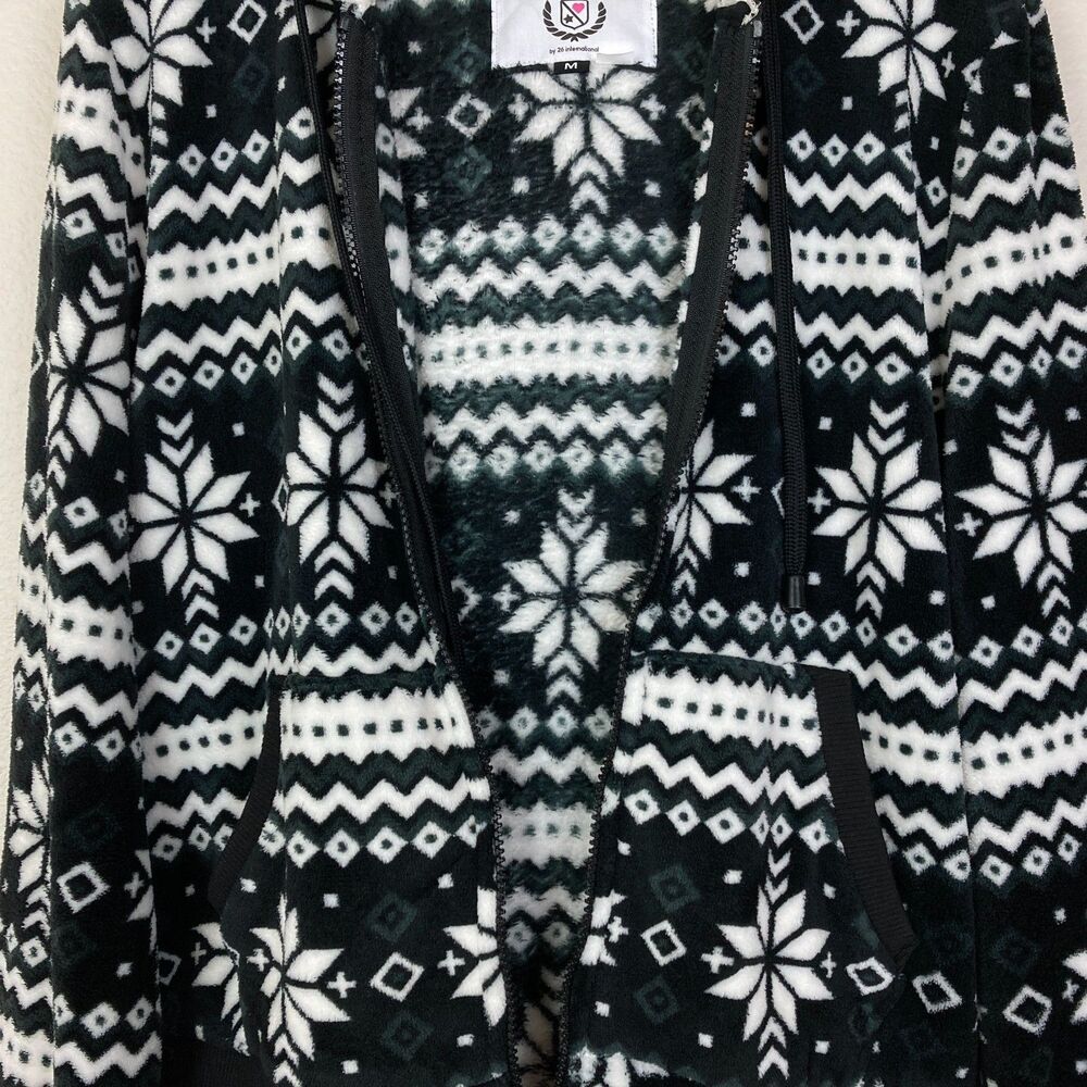 Athletic Collection by 26 International Women's Zip Jacket Size M Hooded Fleece - Picture 4 of 10